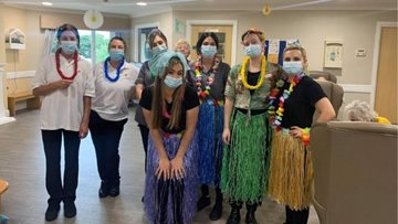 Cramlington care home transformed in to tropical paradise